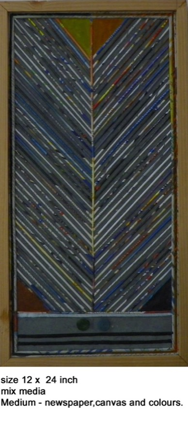 Mixed media painting