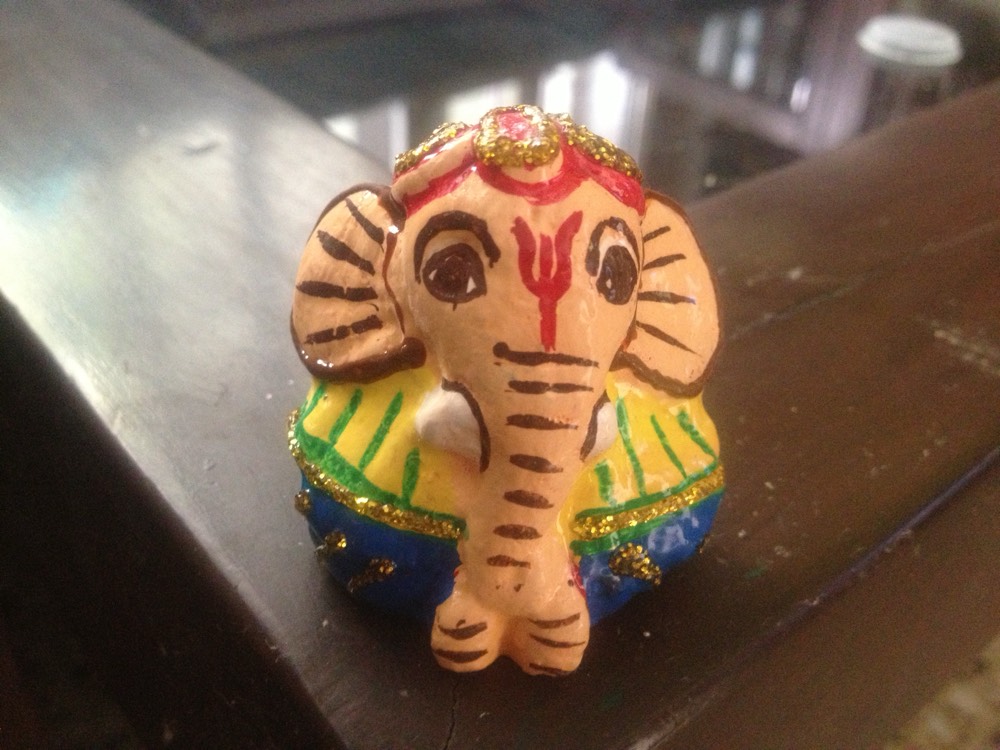 Beautifull ganpati face mask