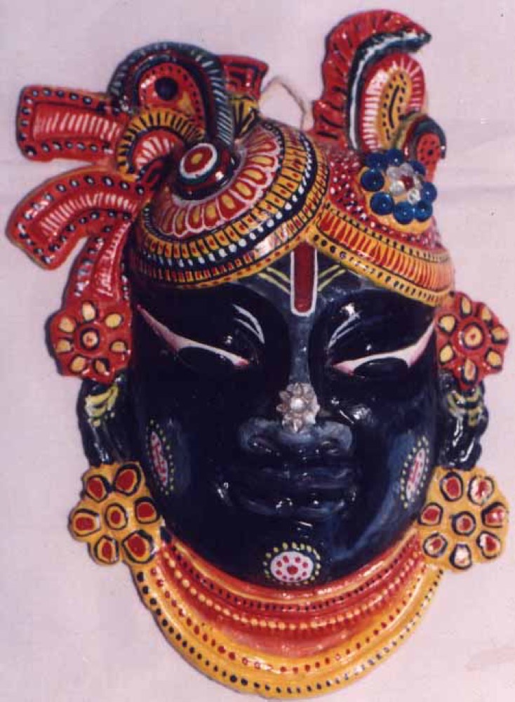 Black krishna mask