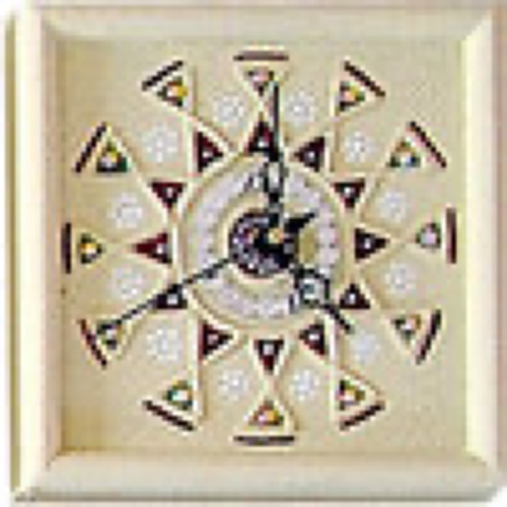 Clock mud art