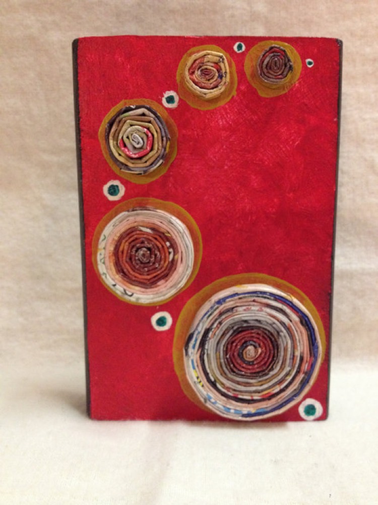 Paper red cotage