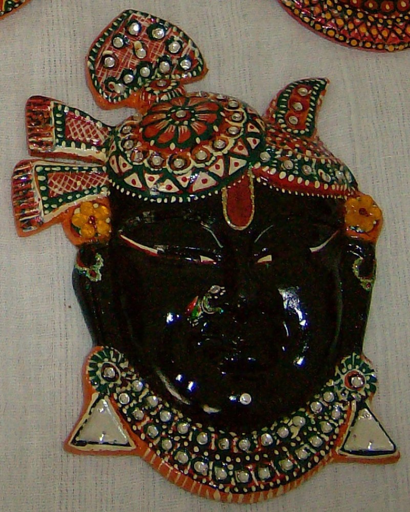 Shriji black and red mask