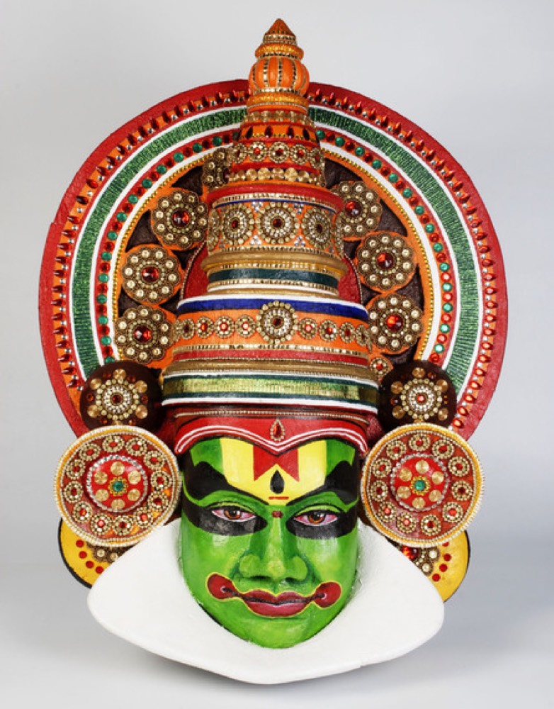 South indian green face mask