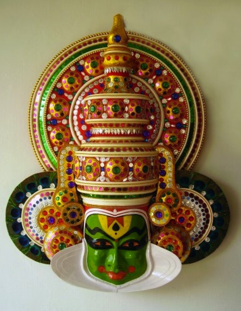 south indian mask with art full ear