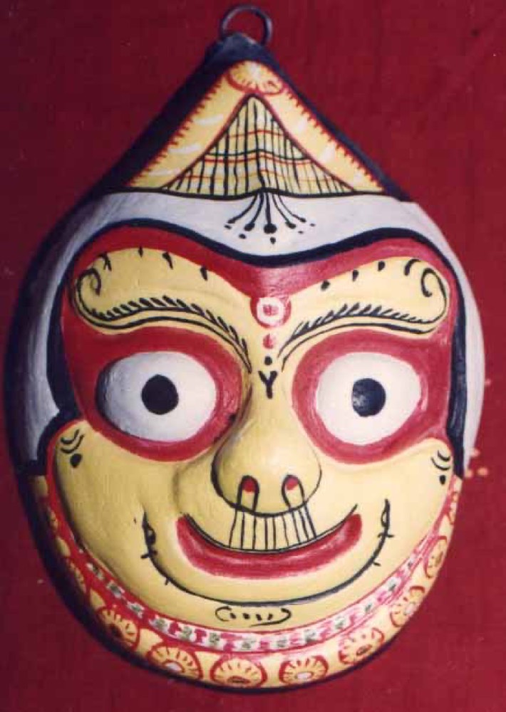 Yellow,red mask